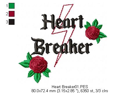 Heart Breaker - Fill Stitch