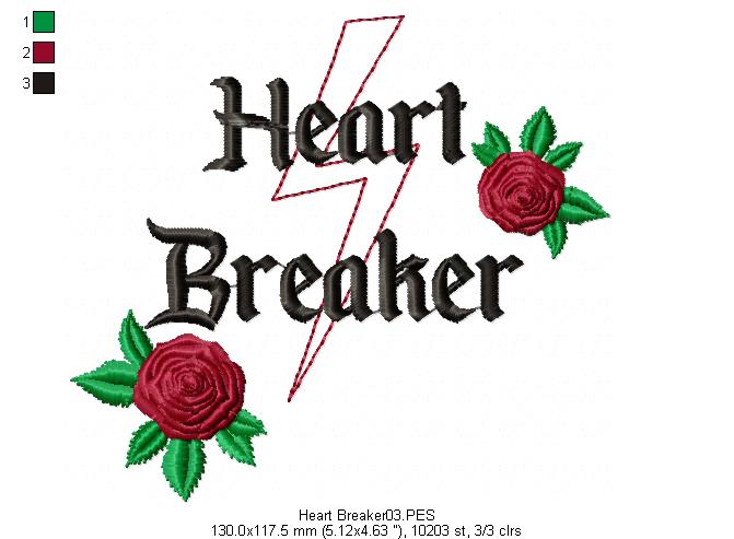 Heart Breaker - Fill Stitch