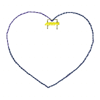 Heart Bookmaker - ITH Project - Machine Embroidery Design