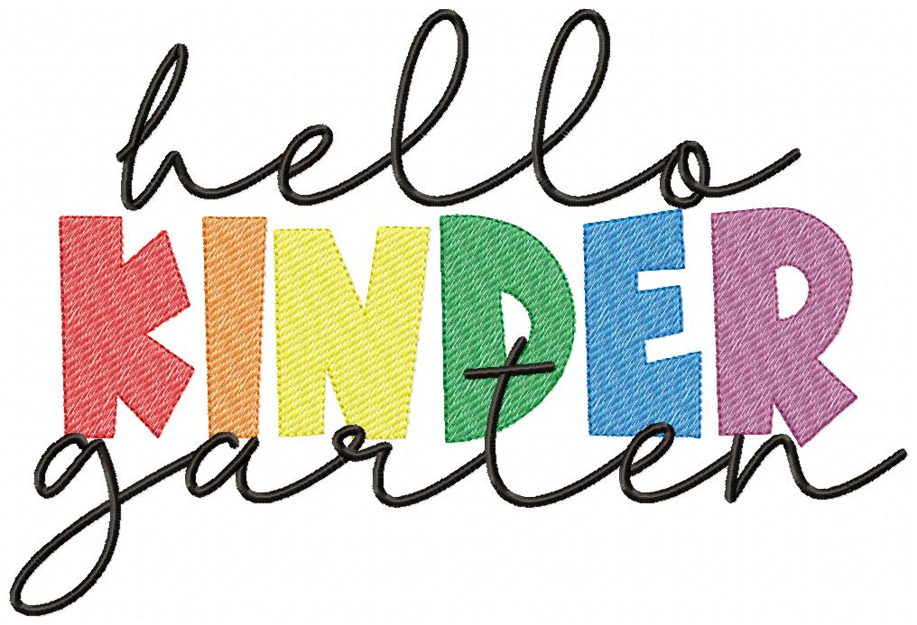 Hello Kinder Garten - Rippled Stitch