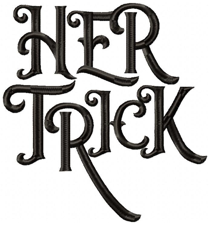 Her Trick and His Treat - Fill Stitch - Set of 2 designs