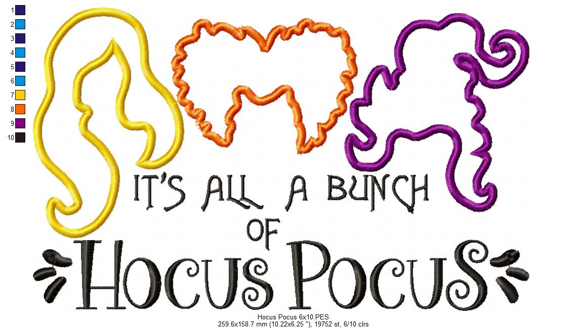 It's All a Bunch of Hocus Pocus - Applique