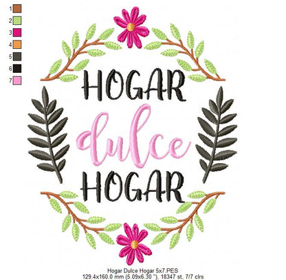 Hogar Dulce Hogar - Fill Stitch