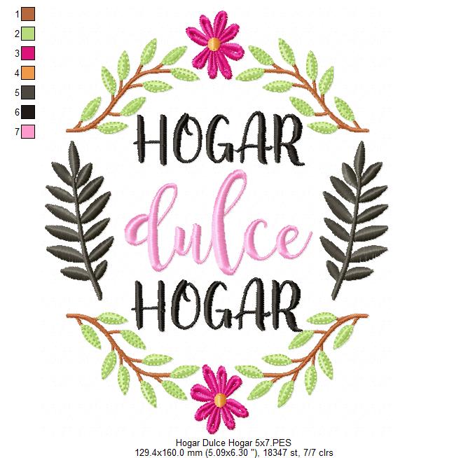 Hogar Dulce Hogar - Fill Stitch