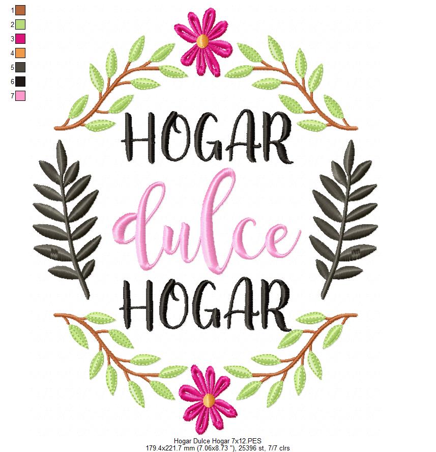 Hogar Dulce Hogar - Fill Stitch