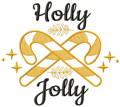 Christmas Gold Collection - Fill Stitch - Set of 6 designs