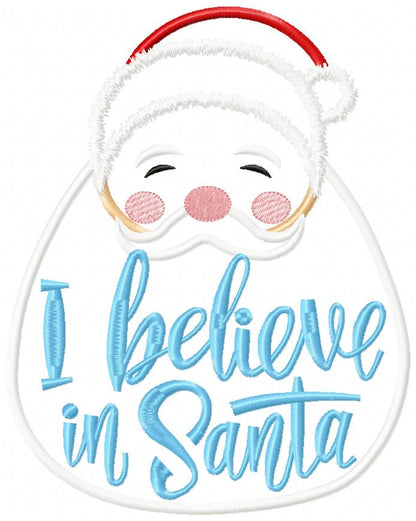 I Believe in Santa - Applique