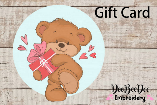 Gift Card Doobeedoo Embroidery designs