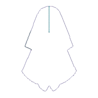 Angels Tree Ornaments Set of 2 Designs - ITH Project - Machine Embroidery Design