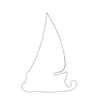 Boat Vase Ornament - ITH Project - Machine Embroidery Design