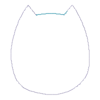 Cute Cat Wall Pocket - ITH Project - Machine Embroidery Design