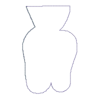 Dancing Leprechaun Girl Ornament - ITH Project - Machine Embroidery Design