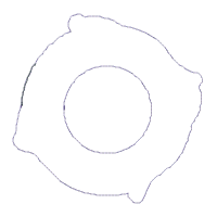 Wood Spoon Floater Apply - ITH Project - Machine Embroidery Design