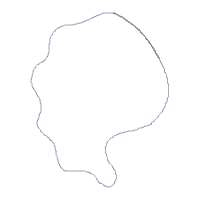 Ghost and Black Cat Ornament - ITH Project - Machine Embroidery Design