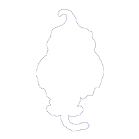 Ghost and Black Cat Ornament - ITH Project - Machine Embroidery Design