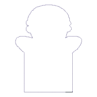 Grandma Puppet - ITH Project - Machine Embroidery Design