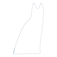 Black Cat Stuffie - ITH Project - Machine Embroidery Design