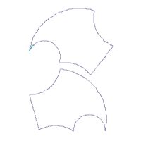 Halloween Welcome Gnome Ornament - ITH Project - Machine Embroidery Design