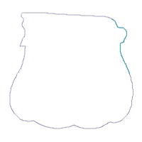 Scarecrow Vase Ornaments Set of 2 designs - ITH Project - Machine Embroidery Design