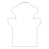 Monkey Puppet - ITH Project - Machine Embroidery Design