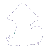 Mushroom and Snail Vase Ornament - ITH Project - Machine Embroidery Design