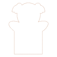 Tree Little Pigs Puppets Set - ITH Project - Machine Embroidery Design