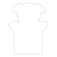 Tree Little Pigs Puppets Set - ITH Project - Machine Embroidery Design