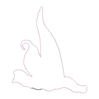 Pumpkin and Ghost Vase Ornament - ITH Project - Machine Embroidery Design