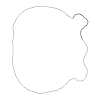 Santa Claus and Tree Vase Ornament - ITH Project - Machine Embroidery Design