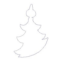 Santa Claus HoHoHo Door Ornament - ITH Project - Machine Embroidery Design