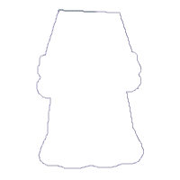 Santa and Horse Vase Ornament - ITH Project - Machine Embroidery Design