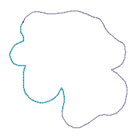 Santa and Horse Vase Ornament - ITH Project - Machine Embroidery Design