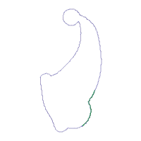 Santa With Moon Vase Ornament - ITH Project - Machine Embroidery Design