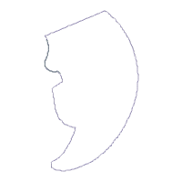 Santa With Moon Vase Ornament - ITH Project - Machine Embroidery Design