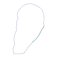 Santa With Moon Vase Ornament - ITH Project - Machine Embroidery Design