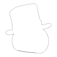 Snowman Clock Ornament - ITH Project - Machine Embroidery Design