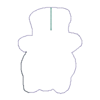 Snowmans Tree Ornaments Set of 4 Designs - ITH Project - Machine Embroidery Design