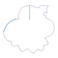 Snowmans Tree Ornaments Set of 4 Designs - ITH Project - Machine Embroidery Design