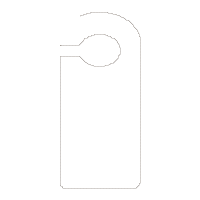 Strike Door Hanger - ITH Project - Machine Embroidery Design