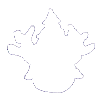 Christmas Tree Reindeer Vase Ornament - ITH Project - Machine Embroidery Design