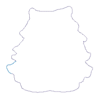 Christmas Tree Snowman Vase Ornament - ITH Project - Machine Embroidery Design