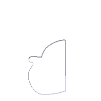 Welcome Ghost Vase Ornament - ITH Project - Machine Embroidery Design