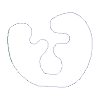 Santa and Reindeer Welcome Ornament - ITH Project - Machine Embroidery Design