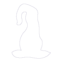 Witch Hat and Shoes Door Ornament - ITH Project - Machine Embroidery Design