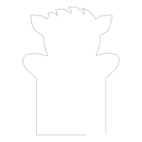 Tree Little Pigs Puppets Set - ITH Project - Machine Embroidery Design