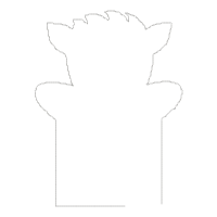 Wolf Puppet - ITH Project - Machine Embroidery Design