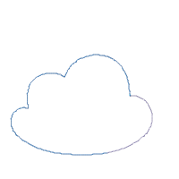 Indian Boho Cloud - Applique