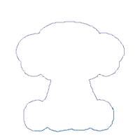 Indian Boho Elephant - Applique