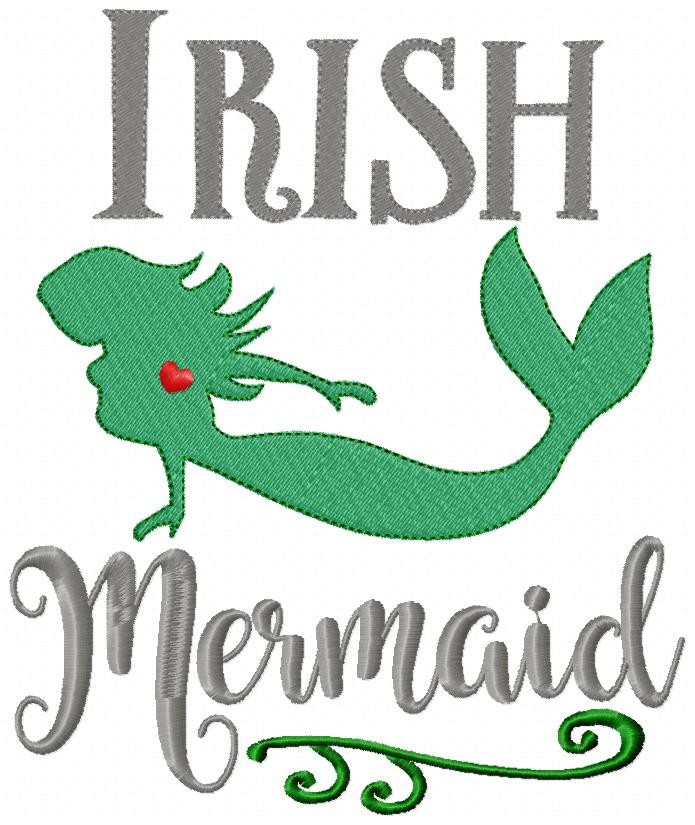 Irish Mermaid - Fill Stitch