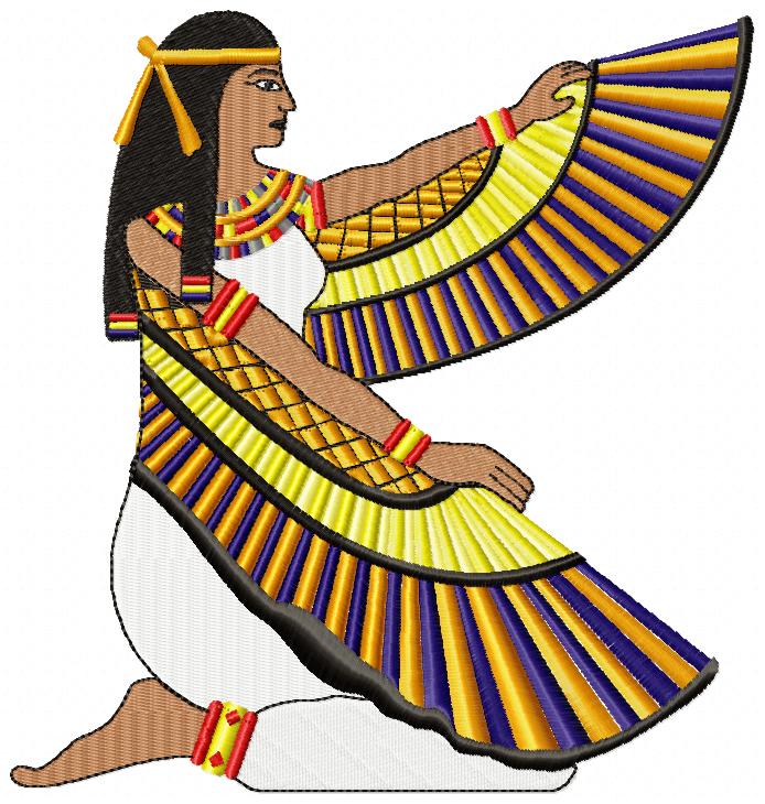 Isis - Fill Stitch Embroidery